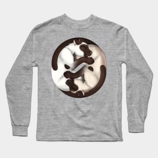 Yin-Yang Cats: Seal Point Long Sleeve T-Shirt